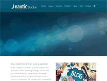 Tablet Screenshot of nauticstudios.com